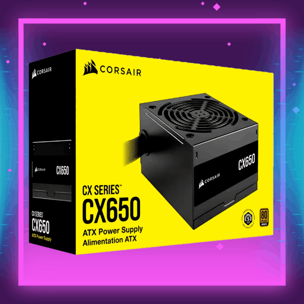 Fuente de Poder Corsair PSU CX 650W 80+ Bronce
